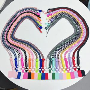 <span class=keywords><strong>Collier</strong></span> ajustable pour téléphone portable Lanyard Universal <span class=keywords><strong>Telephone</strong></span> Nylon Patch Cross Neck Clip Macaron colour long neck chain Rope - Product Image 6