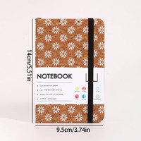 Carnet en liège A5 avec sangle en papier imprimé et élastique, impression écologique, journal personnalisé pour étudiant