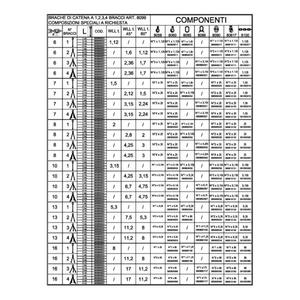 BETA - 080940044 ROBUR-Eslinga de cadena de elevación, 4 Patas grado 8 - EAN 8014230788166 VISES, ABRAZADERAS Y CUERDAS - Product Image 2