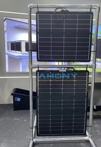 垂直両面ソーラーフェンシングシステム発電所太陽光発電モジュール家庭用スイミングプール家畜農場 - Product Image 2