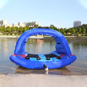 TIGER <span class=keywords><strong>SHARK</strong></span> Đồ Chơi Ống Nước Kéo Được Bơm Hơi 4 Người Đi Xe Trượt Tuyết Dưới Nước Bán - Product Image 5