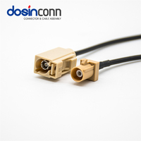 Câbles d'extension pour connecteurs RF Fakra, prise Fakra I Code vers prise jack pour salle de contrôle de conduite automatique à distance