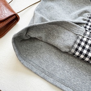 Top Senza Maniche con Colletto a Quadretti Leggero e Traspirante per Bambine, Outfit Estivo Casual per Tutti i Giorni - Product Image 3