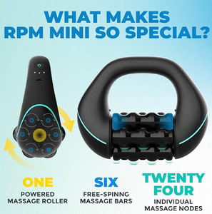 MK FH249 Logo kustom MOQ rendah 3 kecepatan USB isi ulang otot dalam terapi getar pijat Gym portabel genggam - Product Image 3