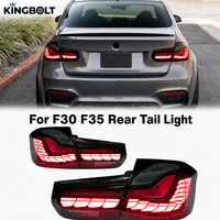 Feux arrière LED double écaille de dragon 12V 6000K, clignotants séquentiels, feux de freinage, feux antibrouillard, modification pour BMW Série 3 F30 F35