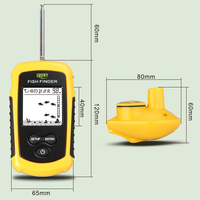 Localizador de Peces GPS Marino con Pantalla LCD LED de Escaneo Lateral, Soporte ABS Impermeable IP68