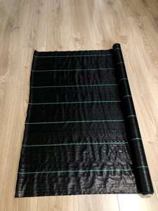 Paillasson en plastique tissé <span class=keywords><strong>agricole</strong></span> pour le jardinage Film de paillis en tissu paysager Coupe personnalisée Couvre-sol moulé pour le contrôle des mauvaises herbes - Product Image 3