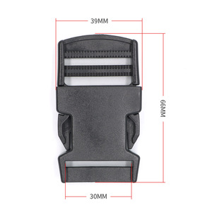 Plastic Bag Buckle Single Pull <b>Webbing</b> <b>Strap</b> Fastener 30mm For Backpack Waist Bag Accessories - Product Image 3