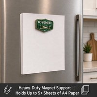 Imán de Refrigerador 3D en Relieve de Aluminio Duradero con Diseño de Parque Nacional de EE. UU., Yosemite, Ruta 66, Recuerdo de Aventura, 2x3 Pulgadas, Decoración para Cocina o Bar, Regalo