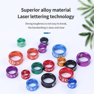 Recommend Sustainable Metal Custom Plated Alloy Closed pigeon <strong>Leg</strong> Bands <strong>Bird</strong> <strong>Ring</strong> Pigeon Accessories - Product Image 4