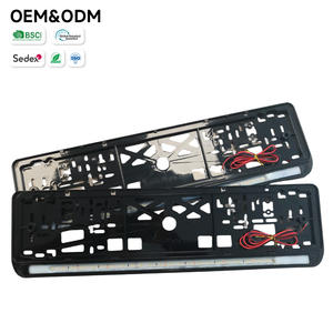 Vente flash Cadre de plaque d'immatriculation européenne personnalisé |   Caméra de recul LED étanche avec support de fixation - Product Image 1