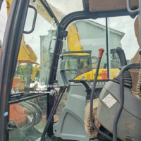 Mini-excavatrice sur chenilles d'occasion Doosan DX60 6 tonnes, équipement coréen d'origine, prix le plus bas à Shanghai