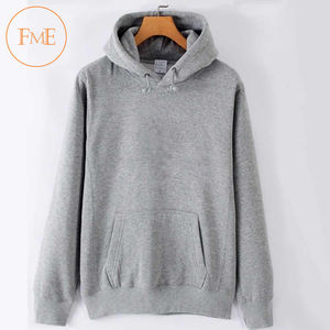 Sudadera con capucha de talla grande personalizada para hombre, sudadera en blanco anticontracción de algodón 100% de alta calidad, venta al por mayor - Product Image 4