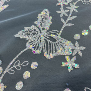 Lujosa tela <span class=keywords><strong>de</strong></span> encaje para vestidos <span class=keywords><strong>de</strong></span> novia <span class=keywords><strong>de</strong></span> lentejuelas <span class=keywords><strong>de</strong></span> estilo europeo Factory <span class=keywords><strong>Outlet</strong></span> - Product Image 3