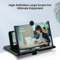 IDEAL Hot Sales 10 Inch 3d Mobile Phone Screen Magnifier Amplifier Stand Bracket Movie Game Magnifying Folding Phone Desk Holder