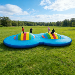 Balles gonflables de saut de couleur personnalisée / Manège nuage rebondissant, aire de jeux commerciale et parc d'attractions, attraction gonflable - Product Image 4