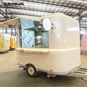 ريمورك أليمنتير شاحنة متنقلة صالون/مقطورة طعام للطعام برغر حانة صغيرة امتياز شاحنة طعام برغر الجليد أوروبا - Product Image 1