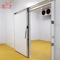 Porte de chambre froide coulissante Porte d'entrée de chambre froide Prix Porte de chambre froide