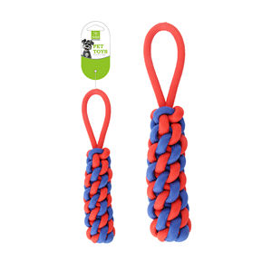 Nunbellpets dayanıklı düğüm halat oyuncak küçük ve büyük yavrular için diş taşlama kabartma Pet oyuncak sıkıntı hafifletmek için - Product Image 3