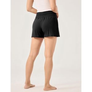 Shorts en microfibre de viscose de bambou personnalisés pour femmes, doux, légers, taille haute, pantalon de détente, vêtements de nuit - Product Image 5