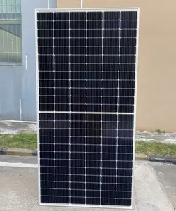 حار بيع 450W 550W 600W 1000w نصف الخليوي PV وحدة لوحة شمسية أحادية 5BB 9BB لنظام الطاقة الشمسية