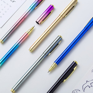 High Quantity Luxury Gift Metal Gel <b>Pen</b> 0.5mm Promotional <b>Pen</b> with Custom Logo Black Ink Business Use - Product Image 3