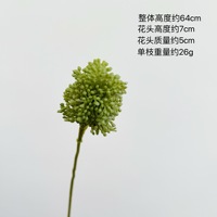 Bunga Buatan, Umbi Bawang Kecil Tunggal, Dekorasi Karet Lembut, Biji Dandelion, Aksesori Rangkaian Tanaman Rumah