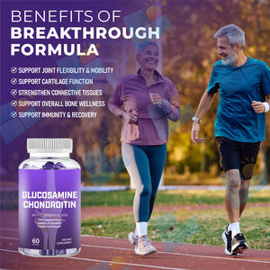 OEM/ODM/OBM Meilleur supplément pour articulations os sain Sans sucre Glucosamine Chondroïtine Gommes MSM Gommeux Vitamine E Lubrification des articulations - Product Image 4