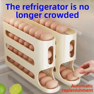 Hiện đại nhiều lớp tự động trượt ra trứng giá siêu tiết kiệm không gian trứng hộp lưu trữ tủ lạnh bên cửa nhà máy bán hàng trực tiếp - Product Image 3
