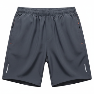 Custom Men's Casual Canvas <b>Shorts</b> 100% Polyester 5 Inch Seam Elastic Waist Solid Hot Design Custom Logo High Knitted Waterproof - Product Image 2