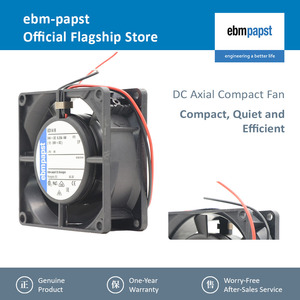 Ventilador Axial de Refrigeración ebm-papst 8314H 24V DC 80mm para Gabinetes de Control Industrial y Equipos - Product Image 2