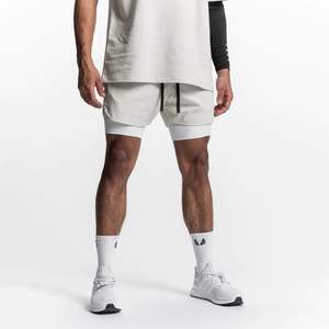 Pantaloncini sportivi Fitness estivi pantaloncini da basket da <span class=keywords><strong>uomo</strong></span> in Nylon da corsa per allenamento muscolare elasticizzati ad asciugatura rapida - Product Image 3