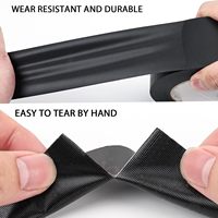Ruban adhésif en tissu robuste, imperméable, à colle thermofusible simple face, pour le jointement de tapis en coton et la fermeture de cartons