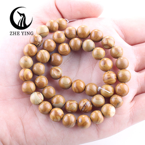 Zhe Ying 6mm 8mm 10mm perles <span class=keywords><strong>de</strong></span> jaspe Grain <span class=keywords><strong>de</strong></span> bois Kambaba cristal <span class=keywords><strong>de</strong></span> guérison pierres précieuses en vrac perles <span class=keywords><strong>de</strong></span> jaspe Grain <span class=keywords><strong>de</strong></span> bois - Product Image 5