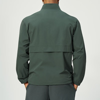 Nouvelle veste bomber unisexe 2026 en nylon et élasthanne, légère, respirante, imperméable, à demi-zip, col montant, pour le sport et les activités de plein air
