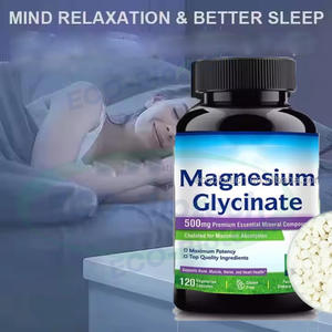 Integratori Ausreson Magnesium Glycinate Complesso 3-in-1 OEM 400mg 500mg Prezzo Sonno Muscoli Compresse di Magnesio Glicinato - Product Image 2