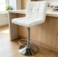 Chaise de bar en cuir pour la maison et la cuisine, réglable en hauteur, pivotante, design, pour restaurants et événements (vente en gros)