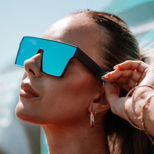 Factory OEM/ODM Oversized TR90 Frame Sunglasses UV400 TAC Polarized Lenses Shades Custom Logo Fashion Sports Cycling Driving