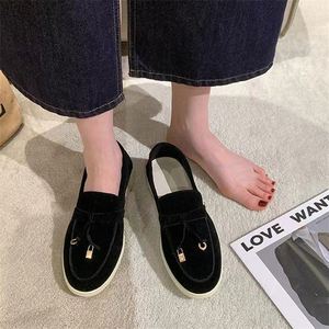 Nouveau modèle de mocassins de haute qualité à bout rond, style féminin, avec chaussettes rembourrées - Product Image 2