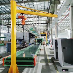 Elevador de placa de acero, brazo giratorio, grúa giratoria, polipasto eléctrico, 1 tonelada, 2 toneladas, mini grúa voladiza, grúas pluma - Product Image 6