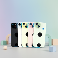 Carcasa de Teléfono Móvil con Diseño de Barra de Vidrio Templado, Convertidor para Cubierta Trasera de Modelo 15 a Modelo 16
