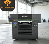 Imprimante à plat à jet d'encre NEWIN 4060, tête I1600, encre UV automatique CMYK, vitesse d'impression 2/h, compatible plastique/verre/bois/PVC, 1 an de garantie