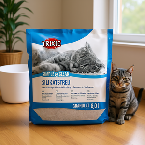 Litière pour chat Trixie Silicate Granulée 8,0 L Contrôle des odeurs - Product Image 1