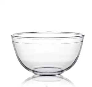 Glass Mixing Bowl LINUO Hot Selling Heat Resistant Glass Mixing Bowl Round Salad Bowls