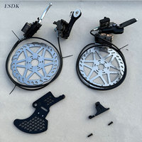 Kit de Freins Avant et Arrière Ultra Bee pour Surron LBX Talaria X3 MX3 MX4 MX5 Light Bee X S – Ensemble de Conversion de Frein