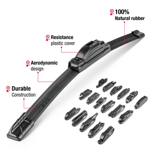 OEM 2025 YTK VW Golf <span class=keywords><strong>tergicristalli</strong></span> 24 pollici Silicone parabrezza spazzole tergicristallo universale auto per <span class=keywords><strong>Audi</strong></span> A6 auto - Product Image 5