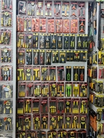Ensemble d'outils à main A9824, pince combinée, tournevis, couteau, ruban adhésif, 5 pièces, emballé sous blister, 1 dollar, ensemble d'outils à main pour usage quotidien
