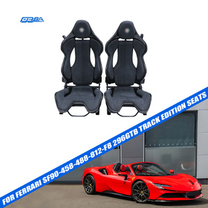 Asiento de Carreras con Respaldo Dividido y Reclinable Personalizable, Ajustable para Ferrari SF90 458 488 812 F8 296GTB - Product Image 1