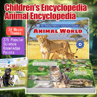 Édition Mondiale : Livre Sonore d'Encyclopédie des Animaux pour Enfants – Illustrations Réalistes de la Faune Sauvage, Apprentissage Audio Éducatif