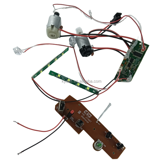 KY Customized 3-Way RC Car PCB Board Motor Driver LED Light Control Electric Toy Vehicle Manufacturer OEM
